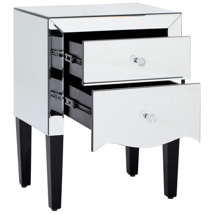 Graciela 2 Drawer Bedside Table