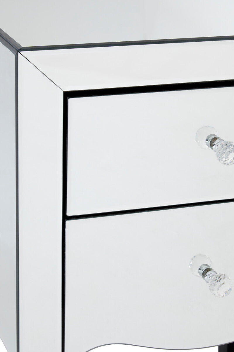 Graciela 2 Drawer Bedside Table