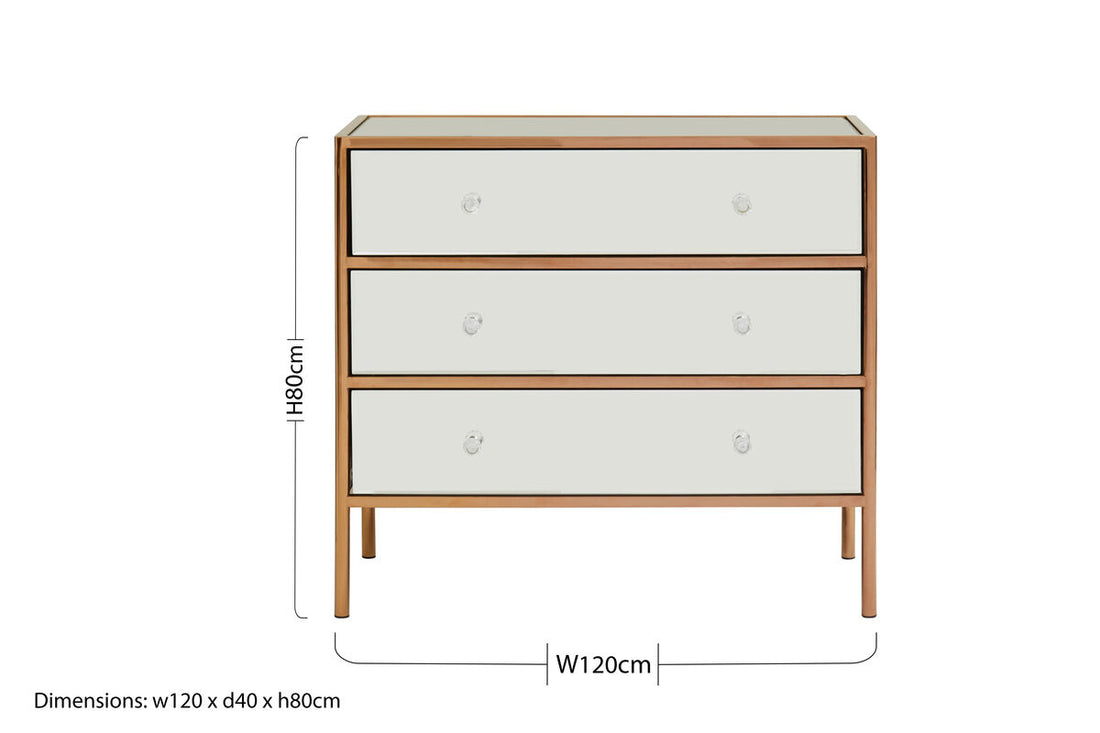 Goldie 3 Drawer Chest