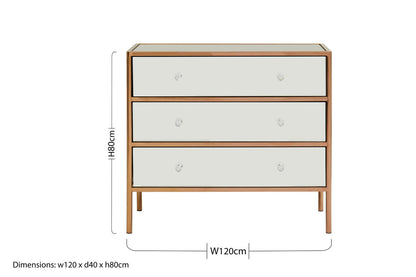 Goldie 3 Drawer Chest