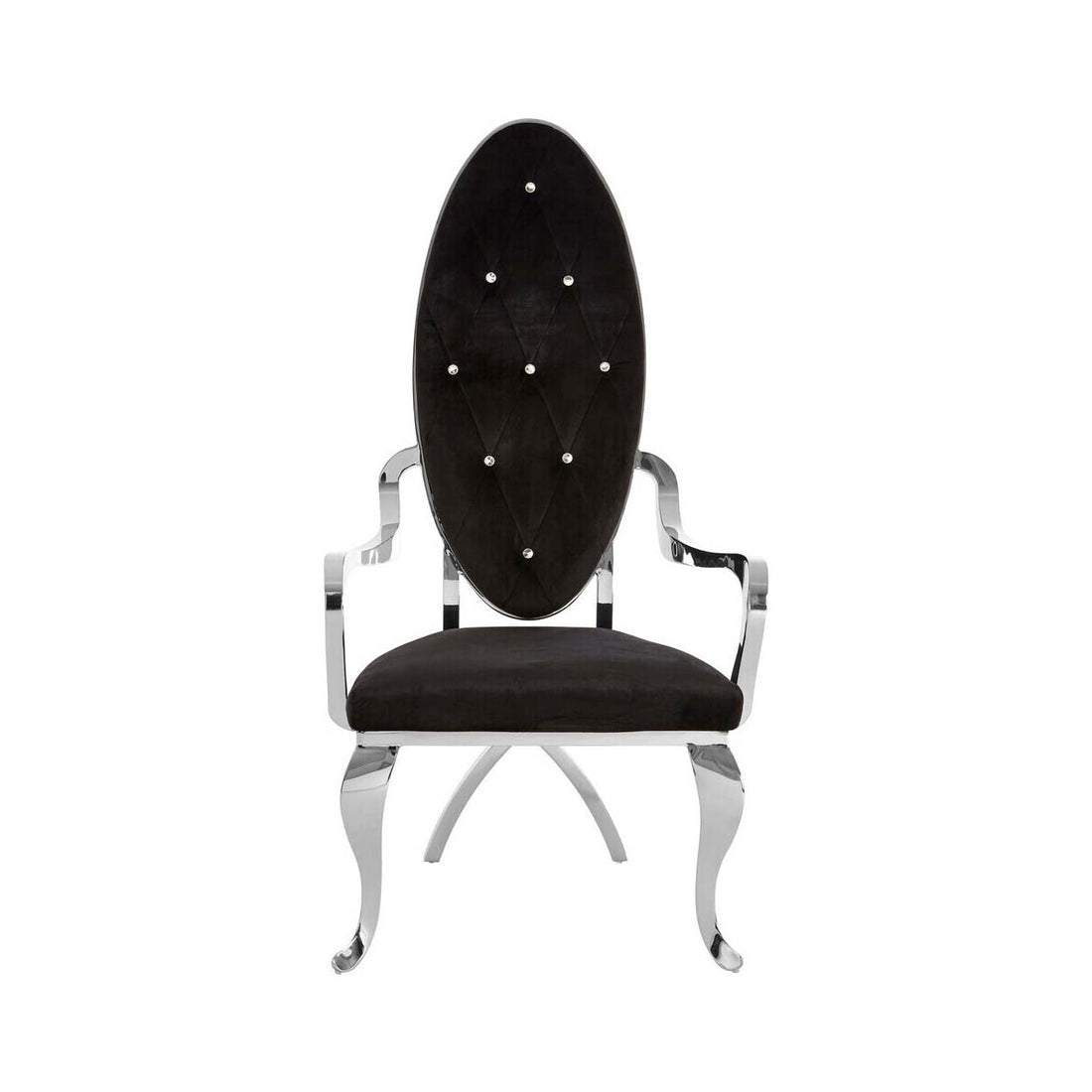 Novara Silver Baroque Chair