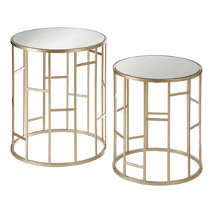 Avantis Set Of 2 Asymmetrical Frame Tables