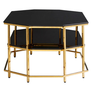 Arezzo Black Tempered Glass Coffee Table