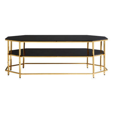 Arezzo Black Tempered Glass Coffee Table