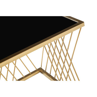 Arezzo Gold and Black Set Of 3 Nesting Tables - Image 9