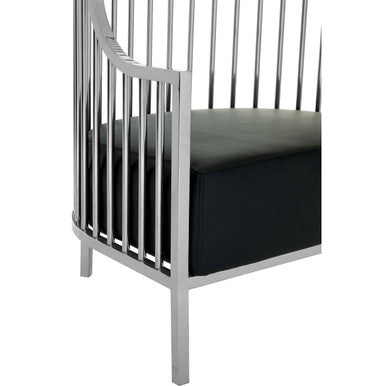 Eliza Silver Finish Dome Cage Chair - Image 11