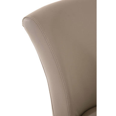 Eliza Grey Faux Leather Dining Chair - Image 6