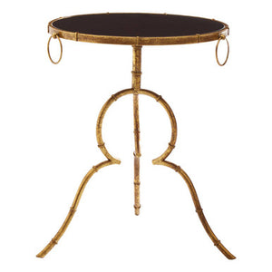 Monroe Black Tempered Glass Side Table