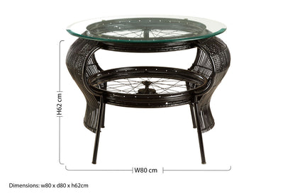 Mantis Black Finish Table