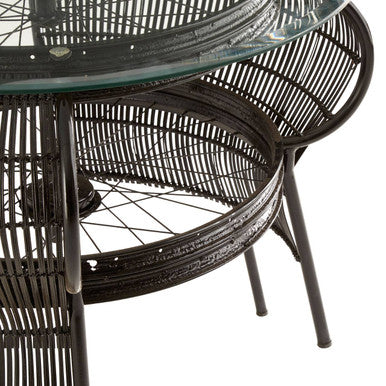 Mantis Black Finish Table