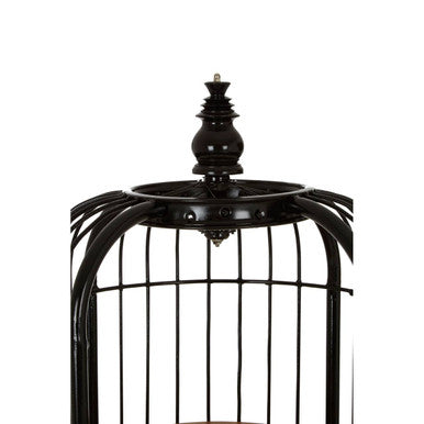 Mantis Medium 3 Tier Black Birdcage Shelf Unit - Image 5