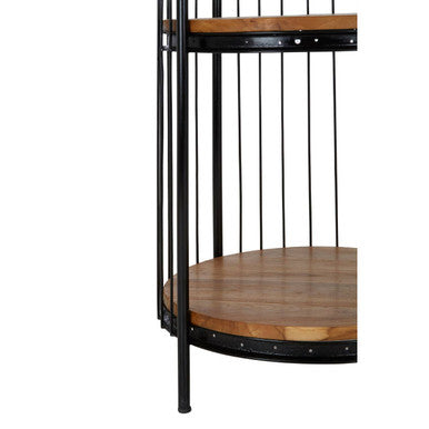 Mantis Small Black Finish Birdcage Shelf Unit