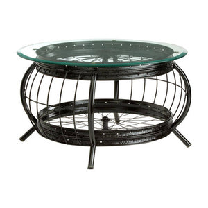 Mantis Black Finish Coffee Table