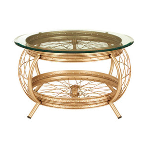 Mantis Champagne Gold Finish Coffee Table