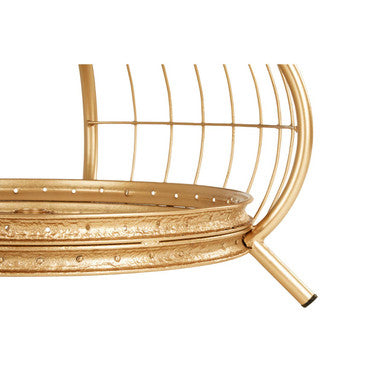 Mantis Champagne Gold Finish Coffee Table - Image 6