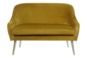 Louxor Mustard Velvet Sofa