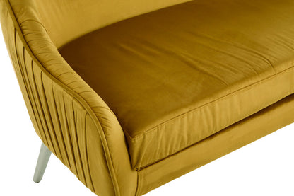 Louxor Mustard Velvet Sofa