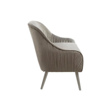 Louxor Grey Velvet Sofa