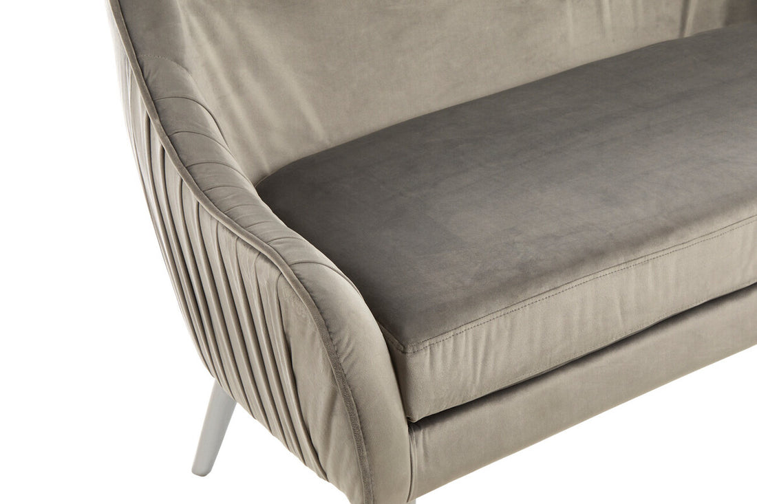 Grey Velvet Sofa, Louxor