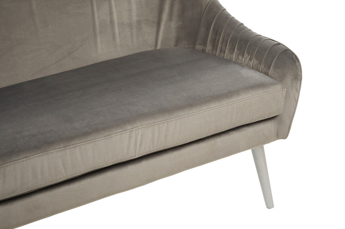 Grey Velvet Sofa, Louxor