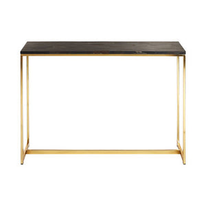 Relic Dark Petrified Wood Console Table