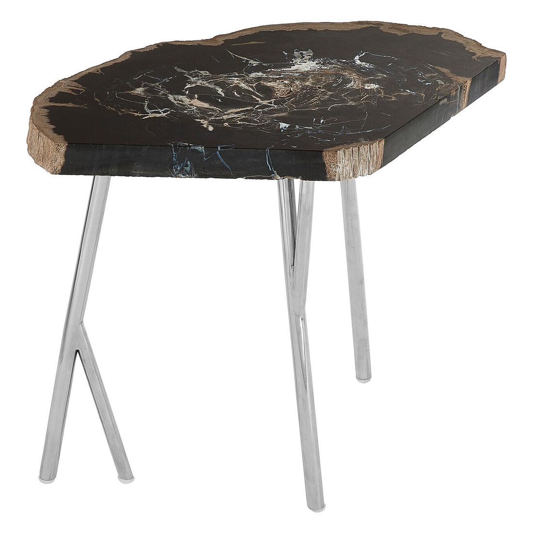 Relic Dark Petrified Wood Coffee Table