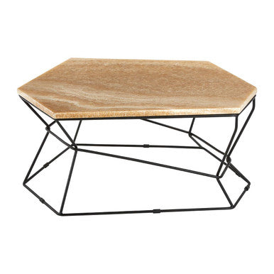 Relic Coffee Table With Natural Onyx Top