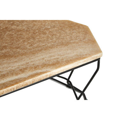 Relic Coffee Table With Natural Onyx Top