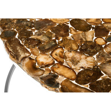 Relic Agate Top Round Coffee Table