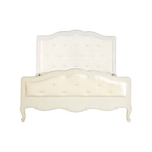Loire White French Provincial Style Double Bed