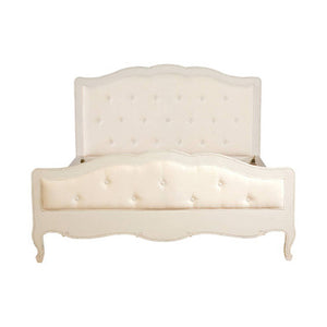 Loire White French Provincial Style King Bed