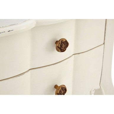 Loire 2 Drawer White Bedside Table - Image 6