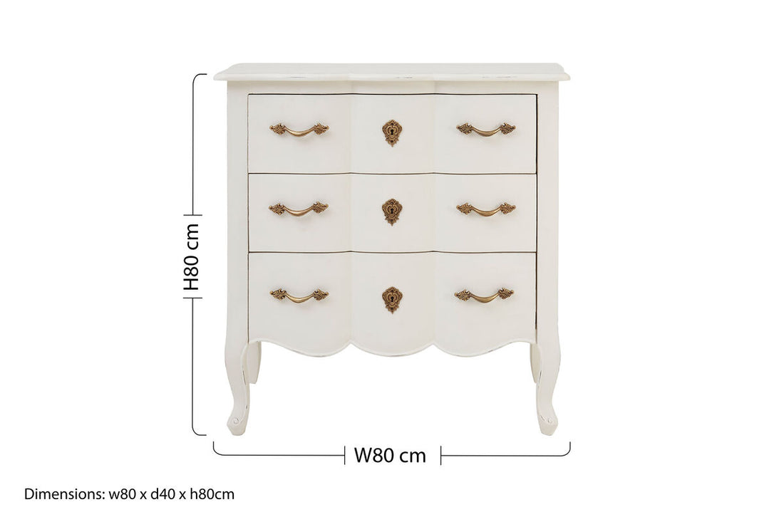 Kesena Mirrored Chest of Drawers - Image 9