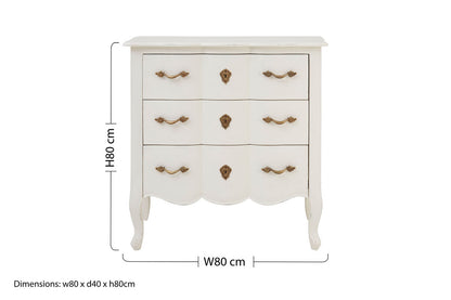Kesena Mirrored Chest of Drawers