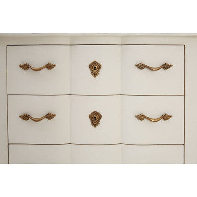 Loire 3 Drawer White Chest - Image 6