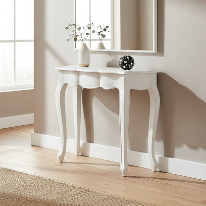 Loire White Console Table