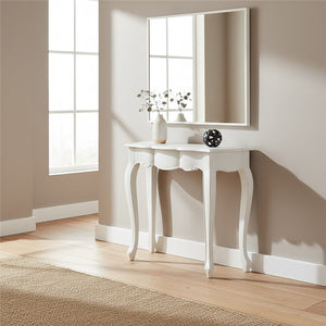 Loire White Console Table