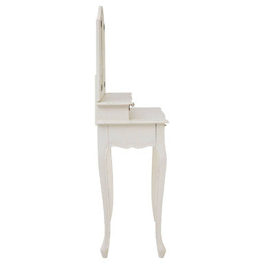 Loire Dressing Table With Mirror White - Image 4