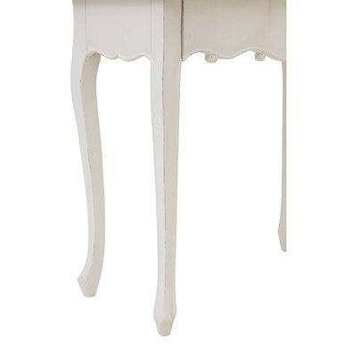 Loire Dressing Table With Mirror White - Image 6