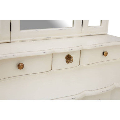 Loire Dressing Table With Mirror White - Image 7