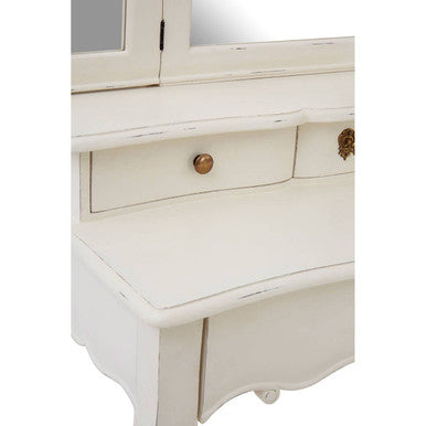 Loire Dressing Table With Mirror White - Image 8
