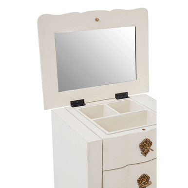 Loire 5 Drawer Small Chest White