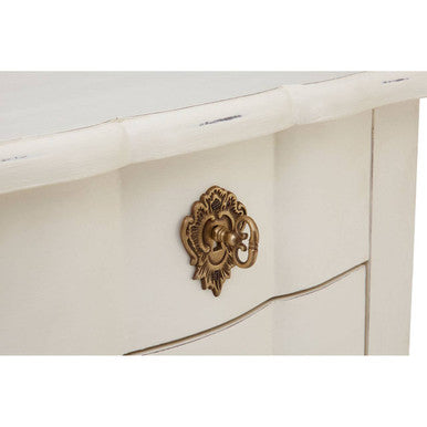 Loire 5 Drawer Small Chest White