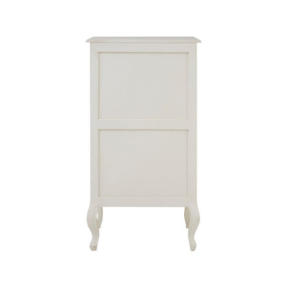 Loire 5 Drawer White Chest