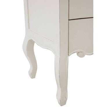 Loire 5 Drawer White Chest - Image 9