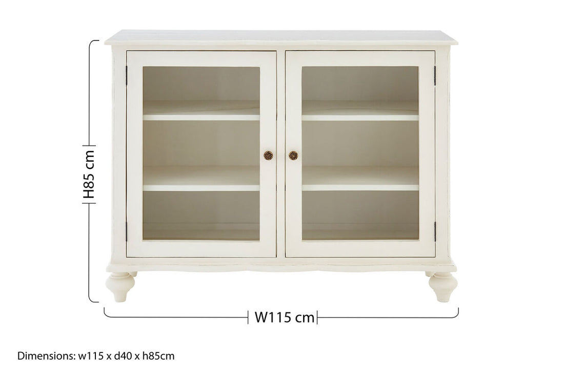 Loire 2 Door Display Cabinet