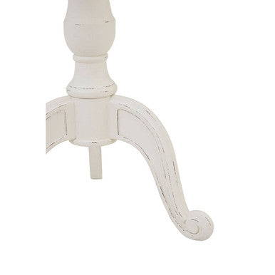 Loire Round White Pedestal Table