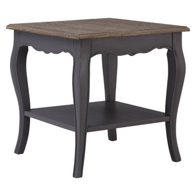Loire Dark Grey Single Shelf Console Table