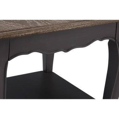 Loire Dark Grey Single Shelf Console Table