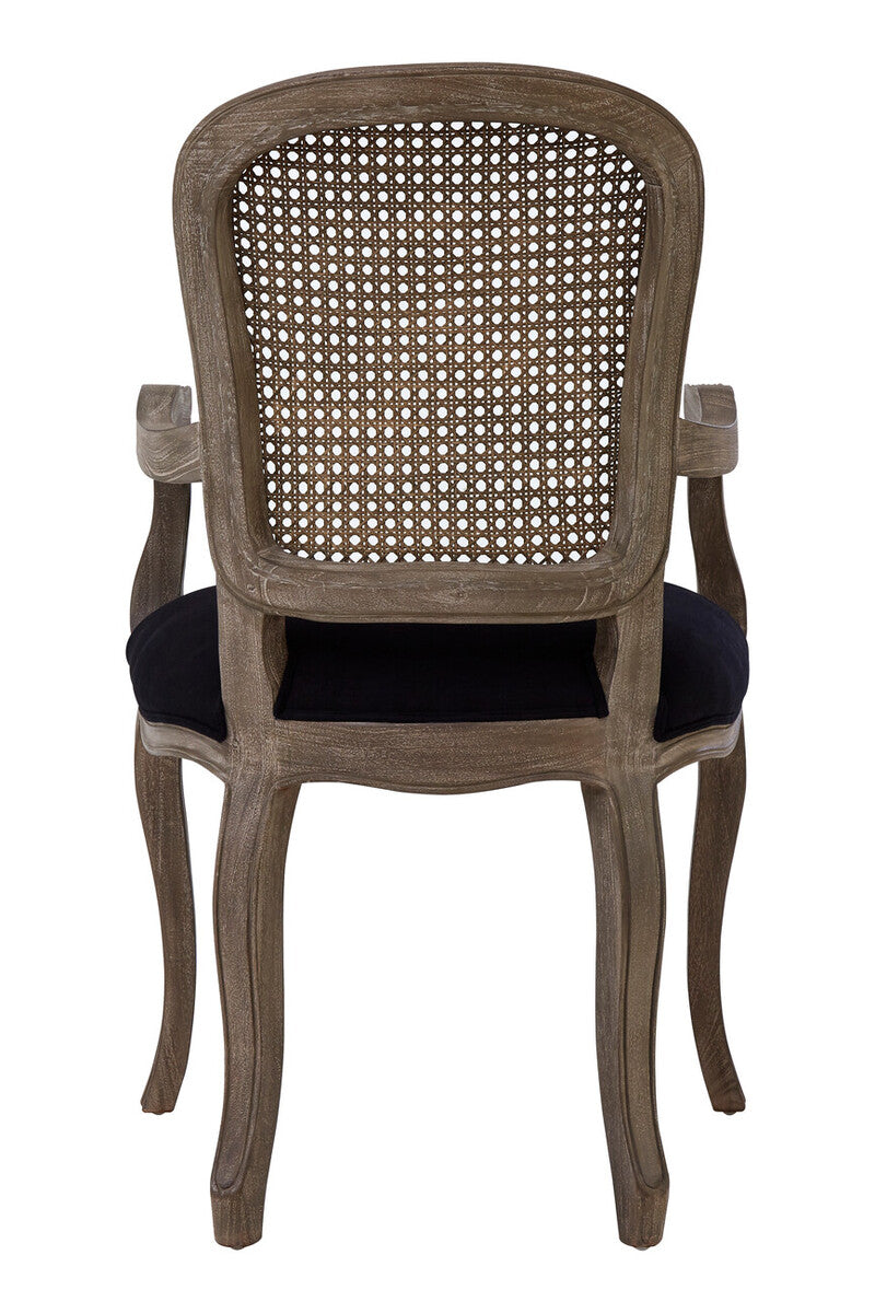 Loire Black Fabric Chair - Image 4